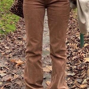 Brandy Melville Brown Boot Cut Jeans